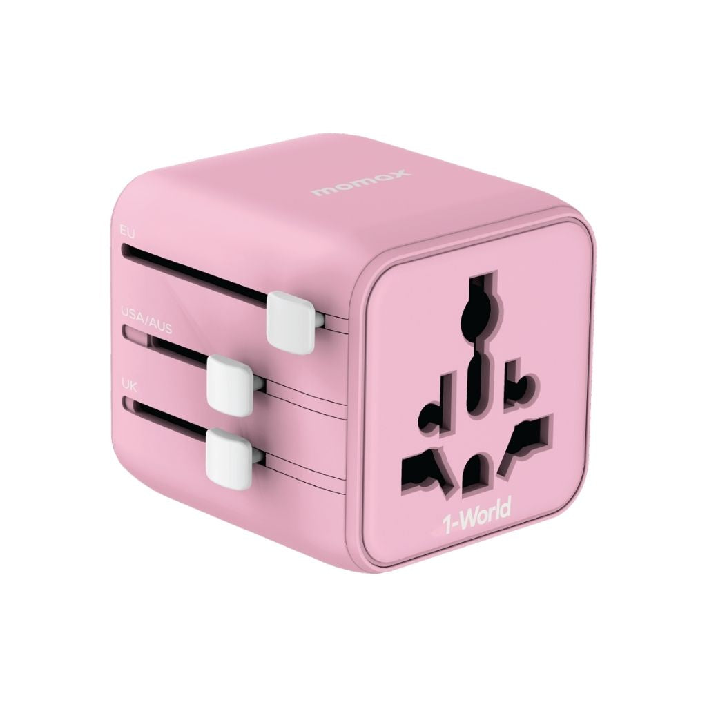 Momax 1-World Universal Travel Adaptor With Dual AC
