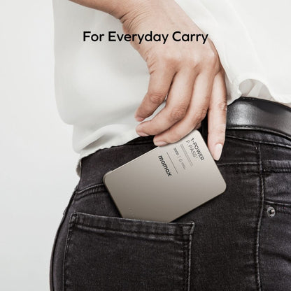 Momax 1-Power F.Pass+ 3000 mAh Power Bank With Built-In Cable & Magnetic Attachment