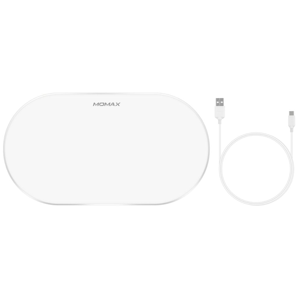 Momax Q.Pad Dual Pro Quad-Coil Fast Wireless Charger