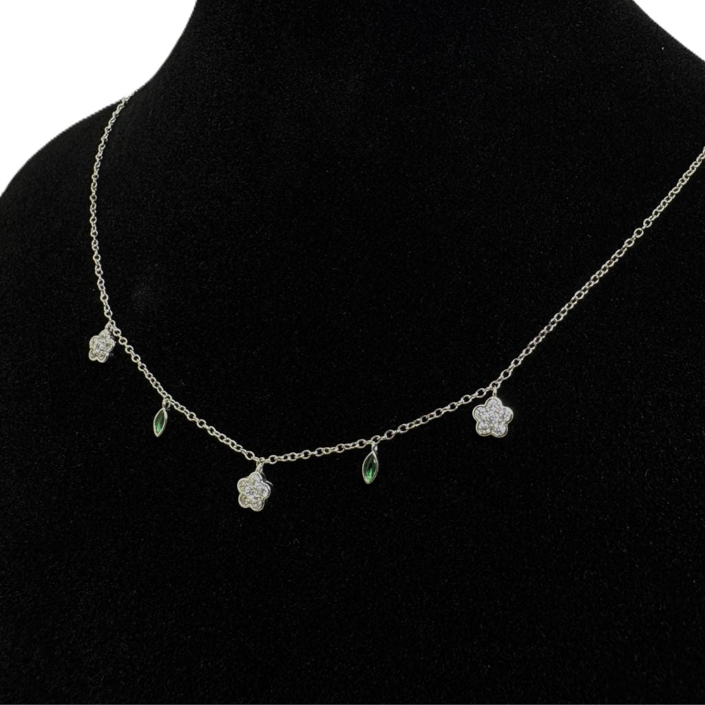 Emerald Bloom Necklace