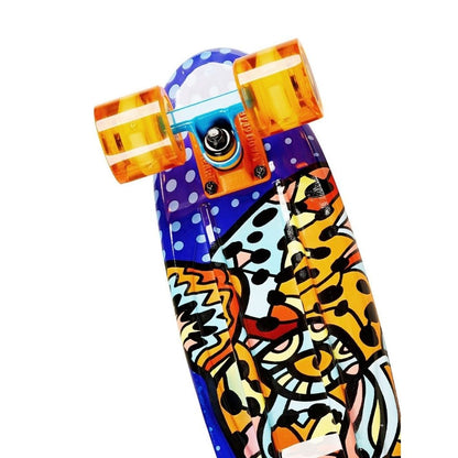 Madd Gear - Sahara Retro Skateboard 22-inch with Led Wheels