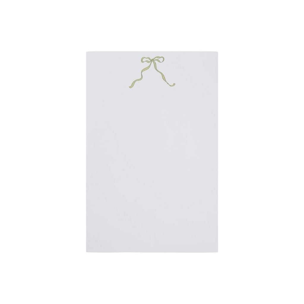Green Bow Memo Pad