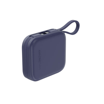 At Thunder Go 10000 mAh Power Bank With Built-In 2 Usb-C Cables