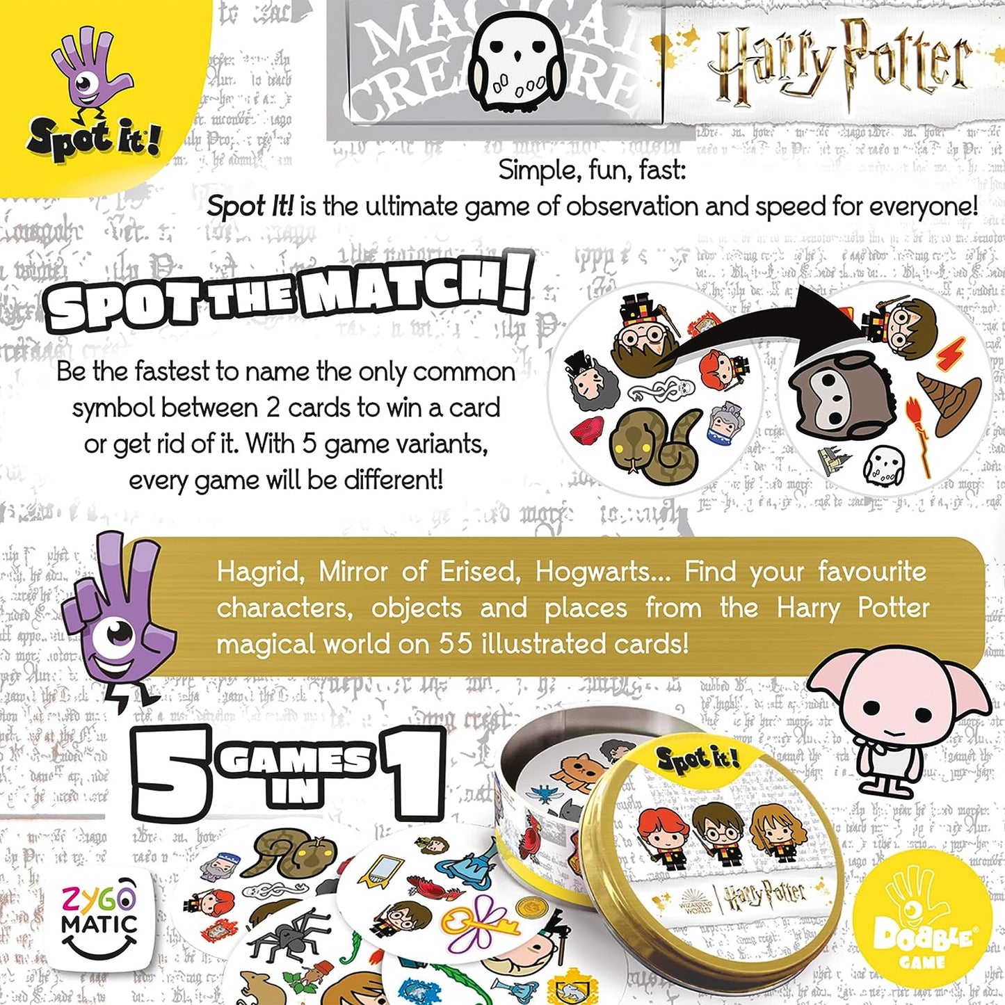 Spot it!: Harry Potter (Eco-Blister)