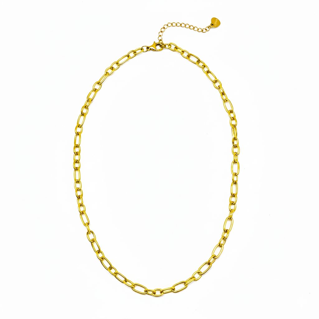 Gold Figaro Chain Necklace