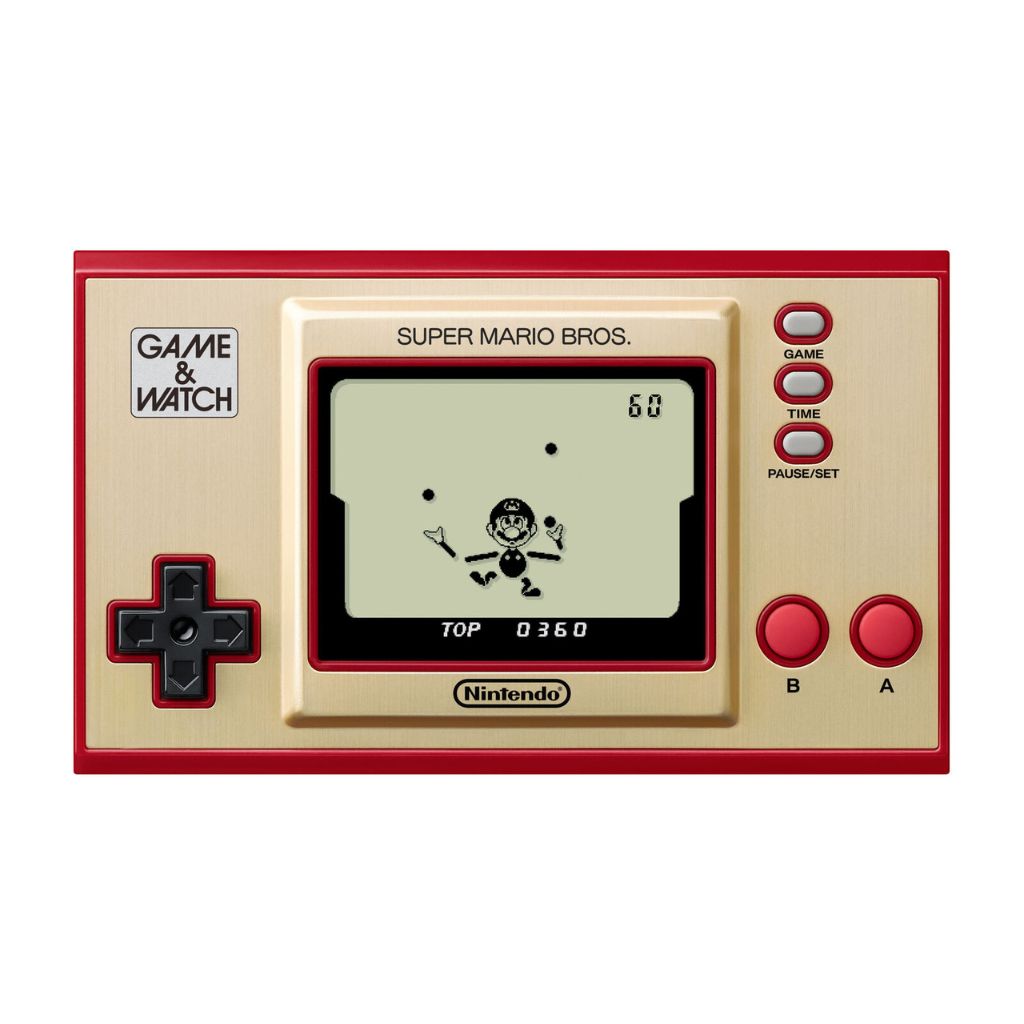 Nintendo Game & Watch with Super Mario Bros. on screen
