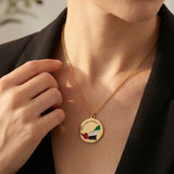 UAE Map Coin Necklace