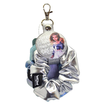 WOW Generation 2 in 1 Scrunchie & Keychain - Green/ Silver