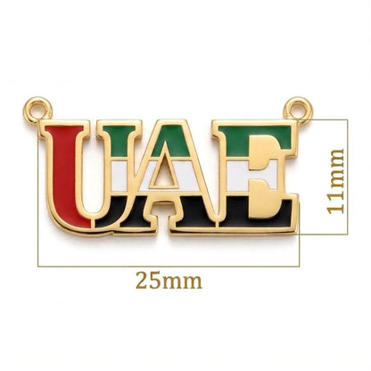 UAE Flag Signature Necklace