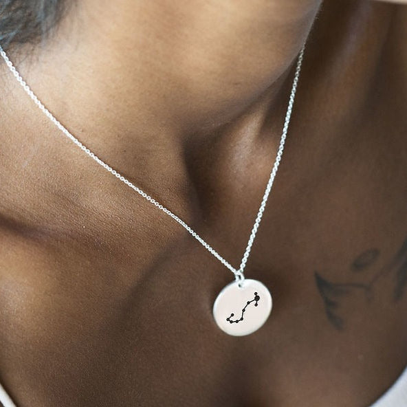Personalized Zodiac Constellation Necklace