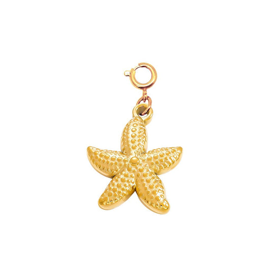 Gold Starfish Charm