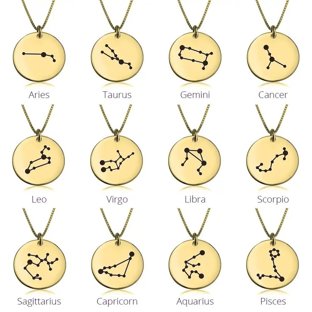 Personalised Zodiac Constellation Necklace