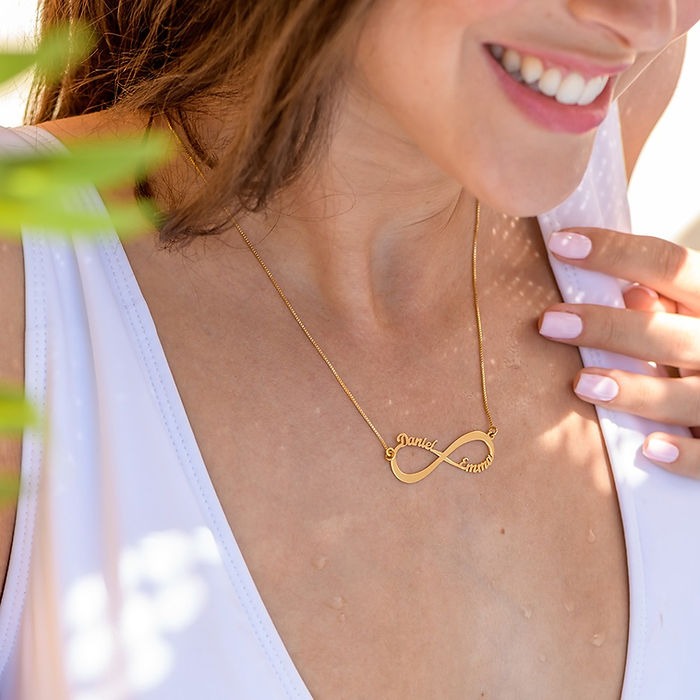 Custom Double Name Necklace