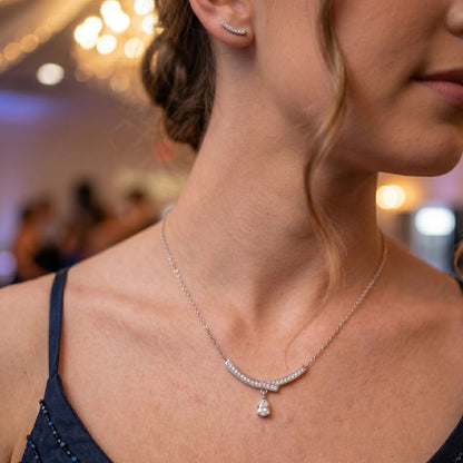 Aurora Crystal Necklace & Earrings Set