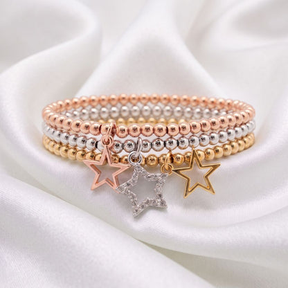 BFF Beaded Charm Bracelet