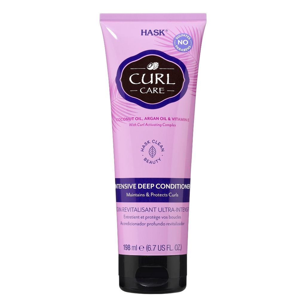 Hask Curl Care Intensive Deep Conditioner tube on a white background