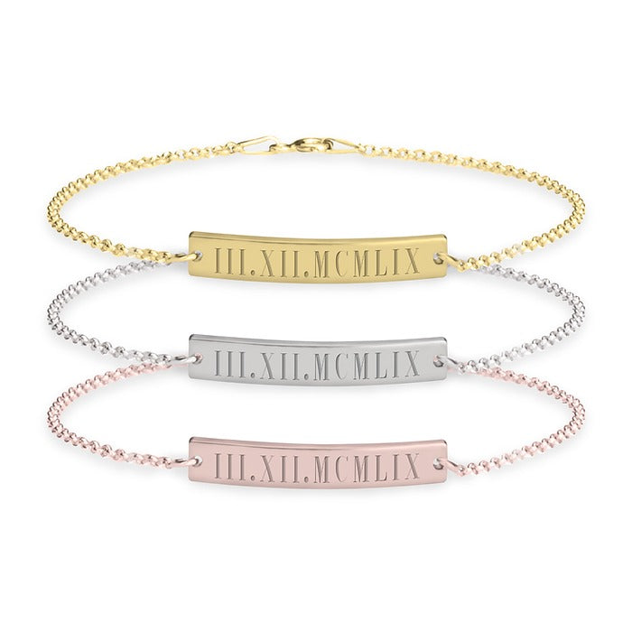 Roman Numeral Bracelet