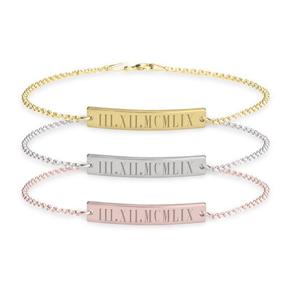 Roman Numeral Bracelet