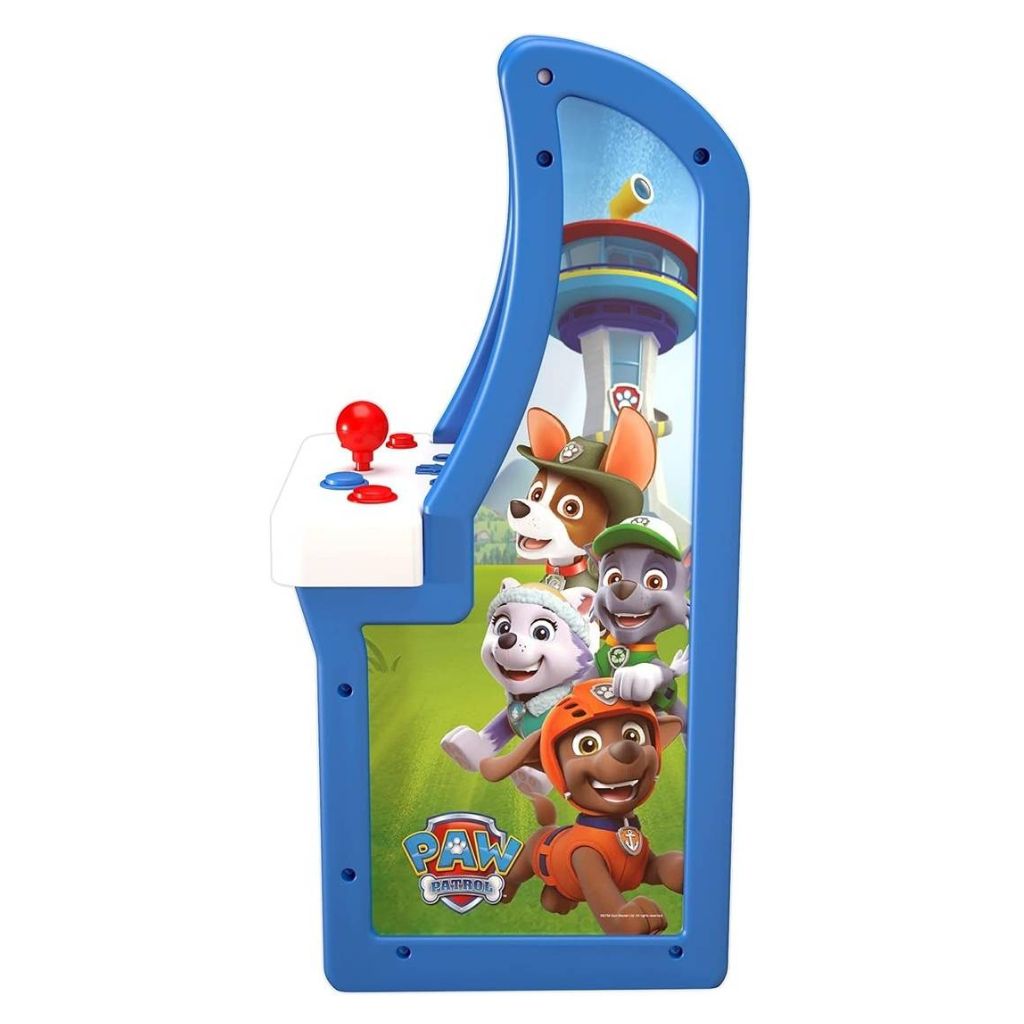 Children's toy with cartoon characters on a white background