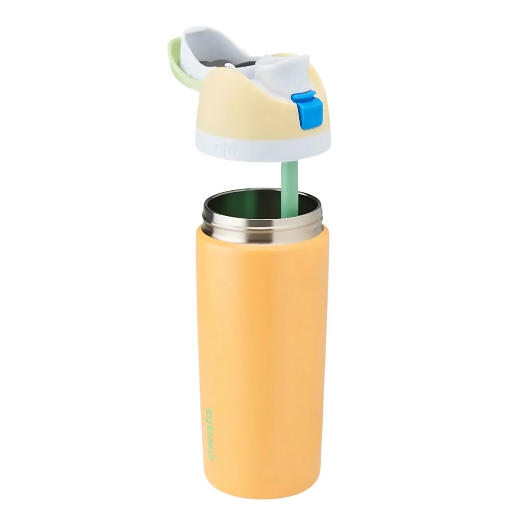 Owala FreeSip 2 pack Stainless Steel Water Bottles 473 ml/16 oz - Yellow and Light Blue