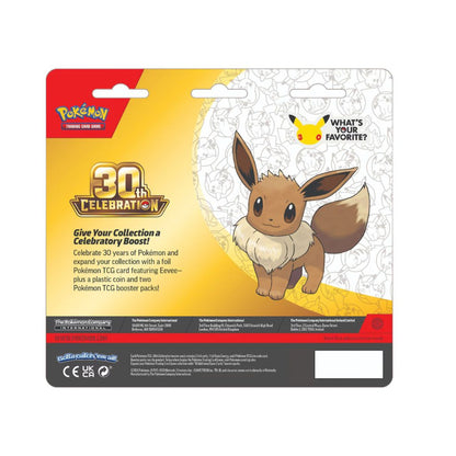 Pokemon TCG 30th Celeb 2-Pack Blister (Double Wide) Display