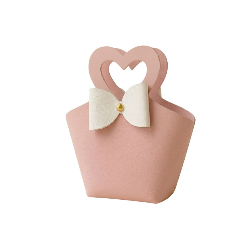 Blush Bow Mini Tote Gift Bag
