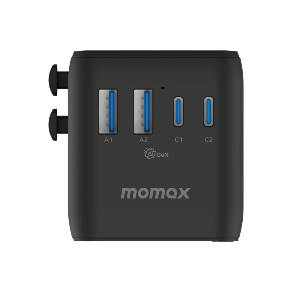 Momax 1-World2 GaN 70W 5-Port USB-C AC Travel Adaptor