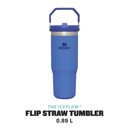 The IceFlow Flip Straw Tumbler 890 ml / 30 oz - Iris