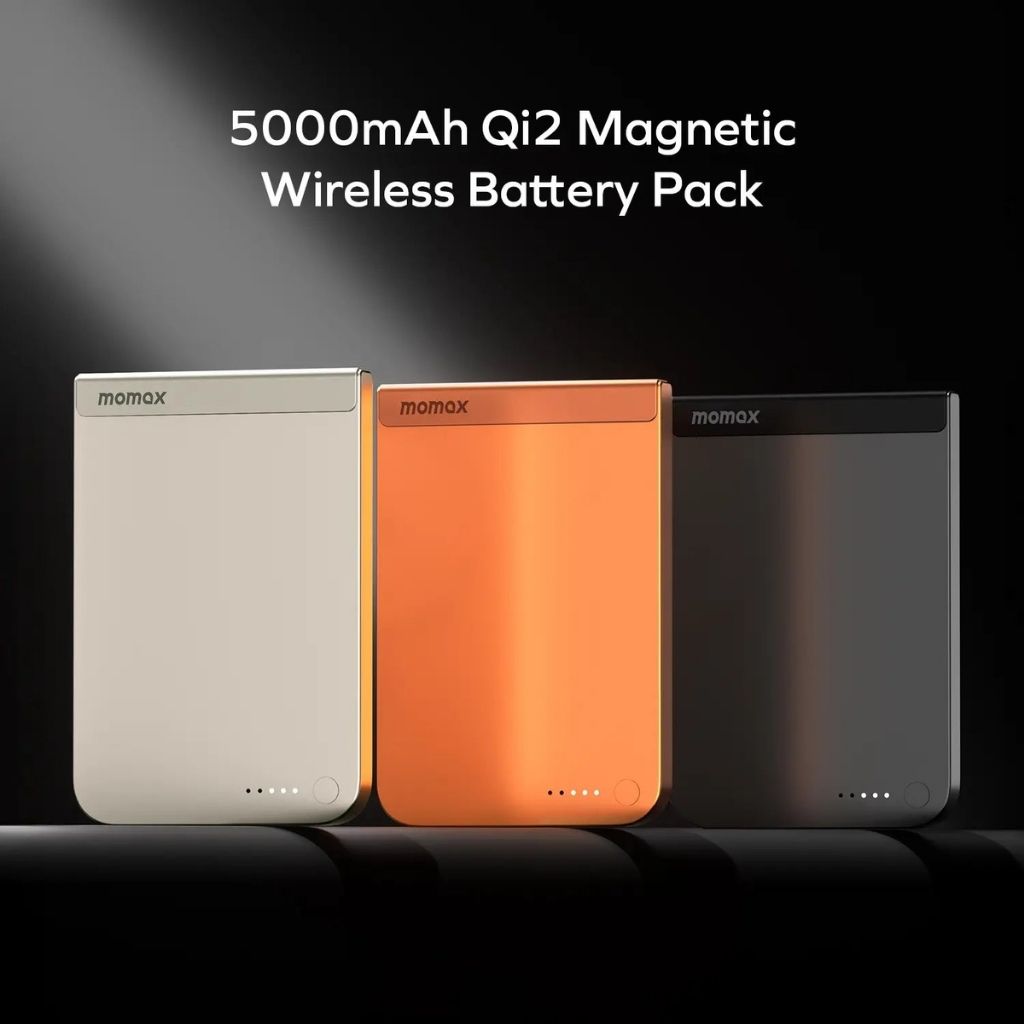 Momax 1-Power S.Pass 5000 mAh Qi2 Magnetic Wireless Power Bank