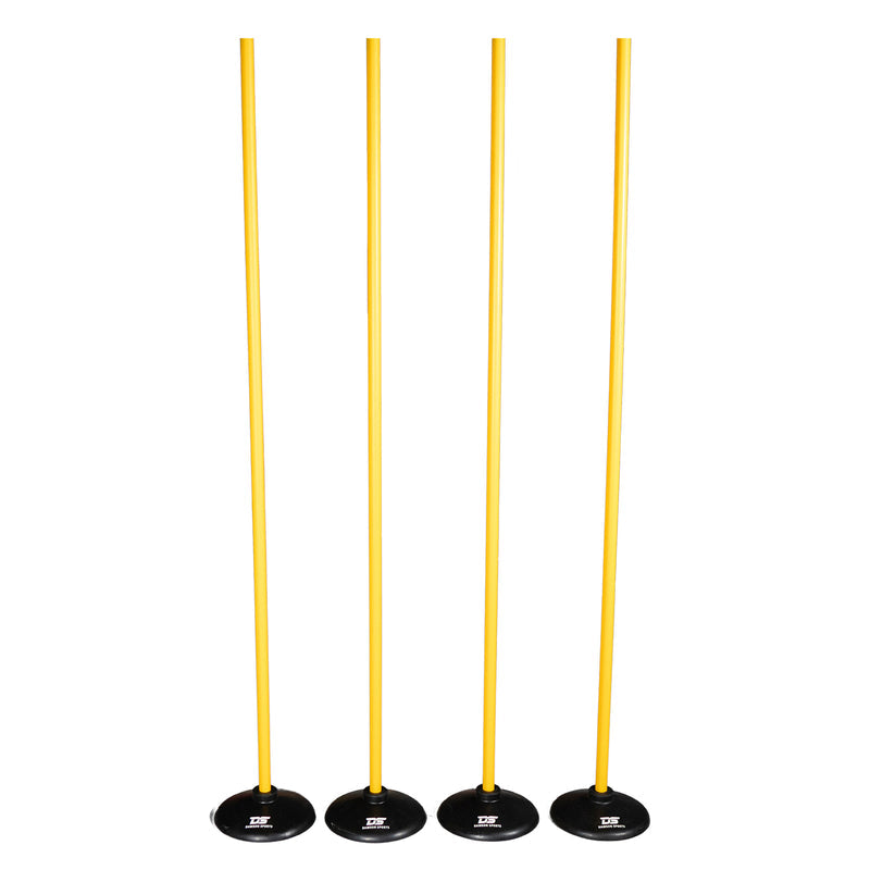 Dawson Sports Rounders Base and Pole Set (Set of 4)