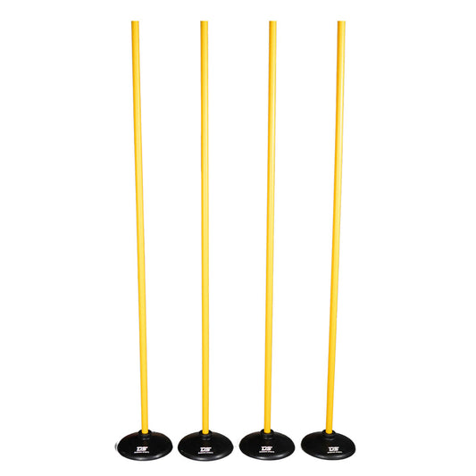 Dawson Sports Rounders Base and Pole Set (Set of 4)