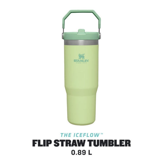 The IceFlow Flip Straw Tumbler 890 ml / 30 oz - Citron