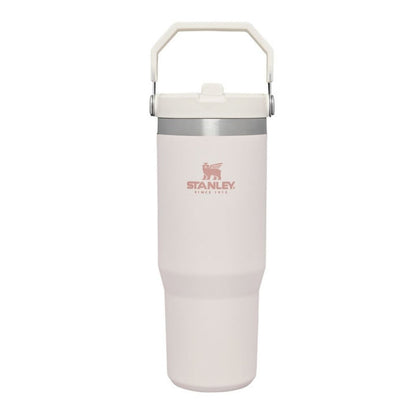 The IceFlow Flip Straw Tumbler 890 ml / 30 oz - Rose Quartz