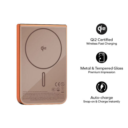 Momax 1-Power S.Pass 5000 mAh Qi2 Magnetic Wireless Power Bank