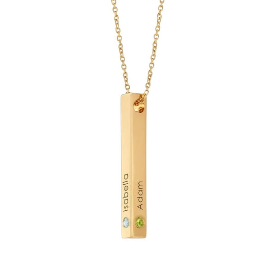 Birthstone Bar Necklace