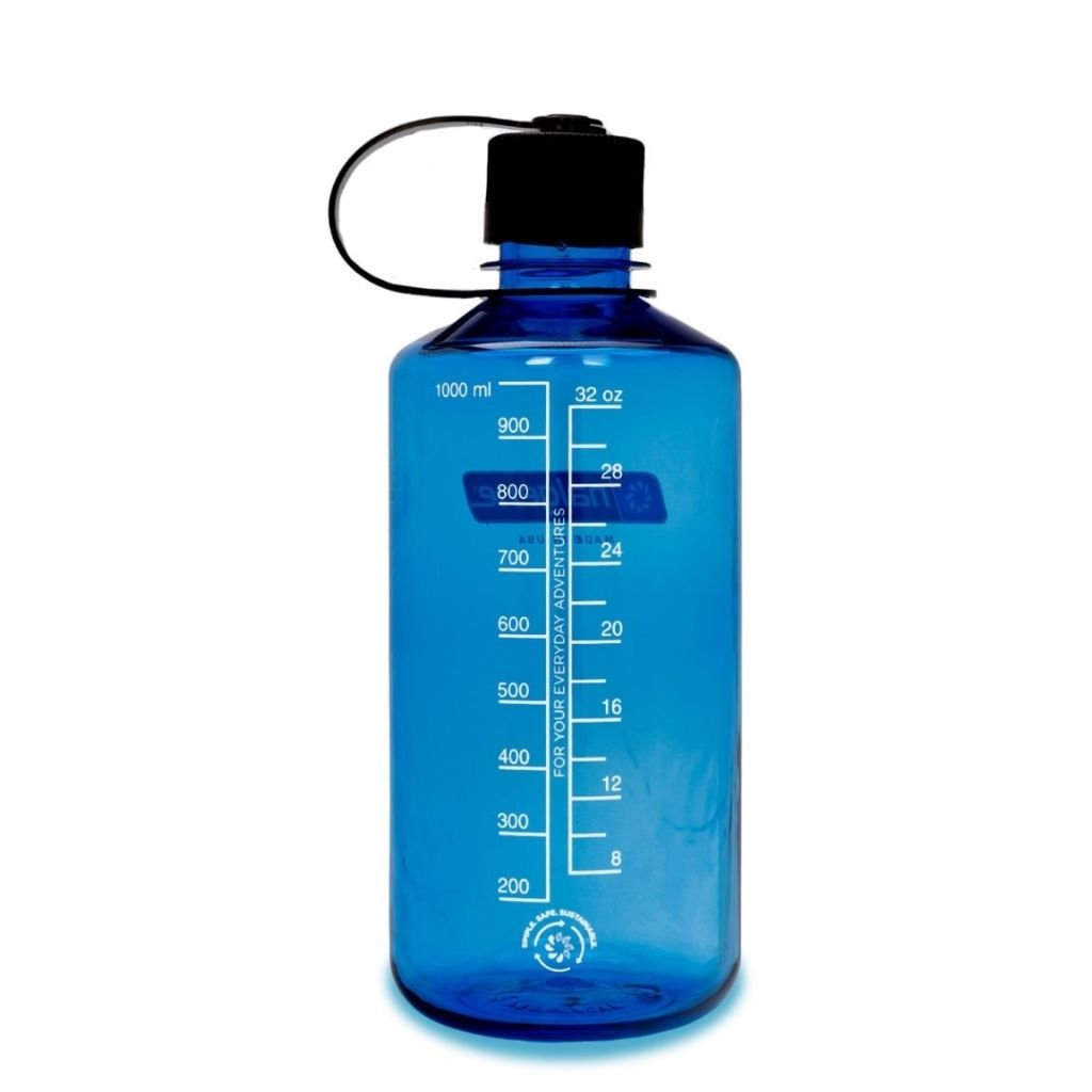 Nalgene 32 oz Narrow mouth Sustain Water Bottle - Slate blue
