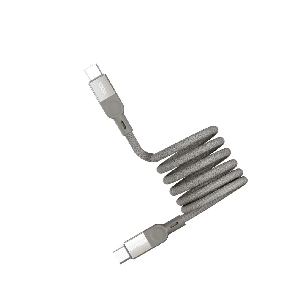 Momax Elite Mag Link 100W USB-C To USB-C Magnetic Cable 1M