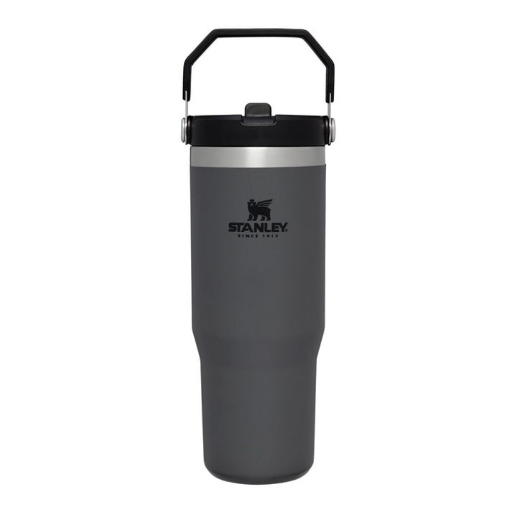 The IceFlow Flip Straw Tumbler 890 ml / 30 oz - Charcoal