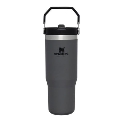 The IceFlow Flip Straw Tumbler 890 ml / 30 oz - Charcoal