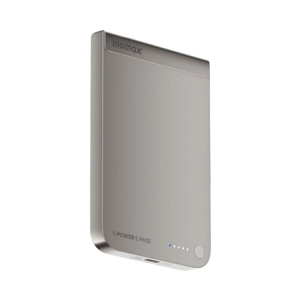 Momax 1-Power S.Pass 5000 mAh Qi2 Magnetic Wireless Power Bank