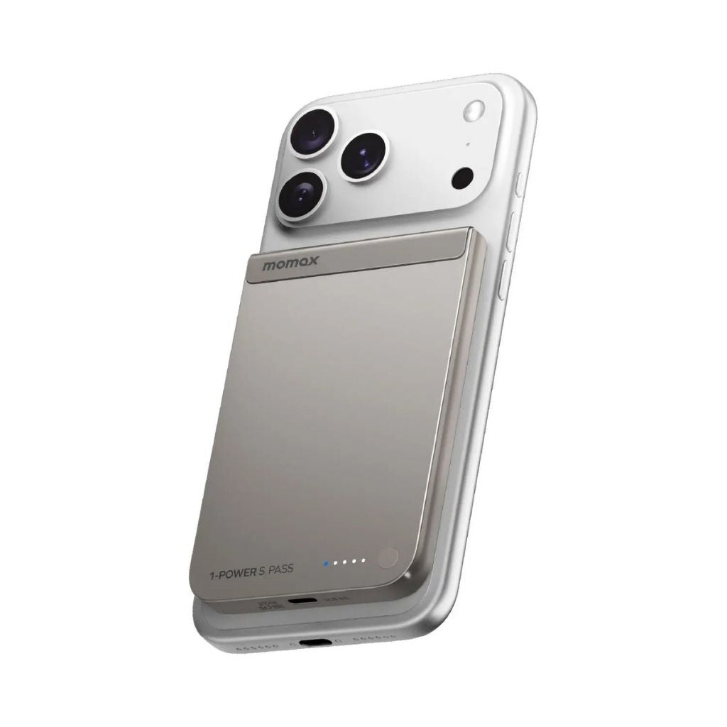 Momax 1-Power S.Pass 5000 mAh Qi2 Magnetic Wireless Power Bank