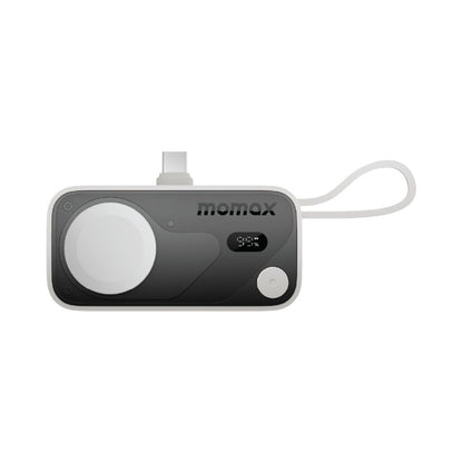 Momax 5000mAh Magnetic Power Bank with USB-C Plug and Apple Watch Charger