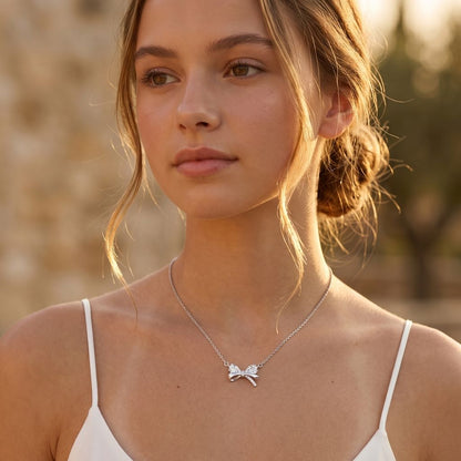 Sweetheart Bow Necklace