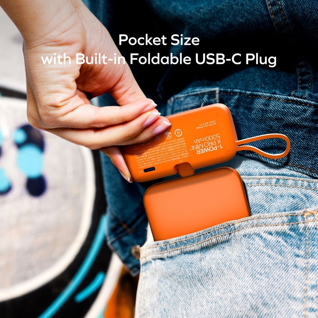 Momax 5000mAh Magnetic Power Bank with USB-C Plug and Apple Watch Charger