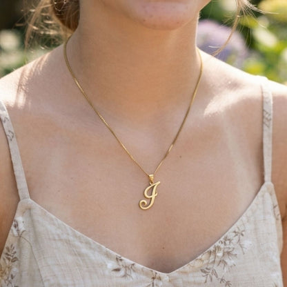 Signature Initial Pendant Necklace