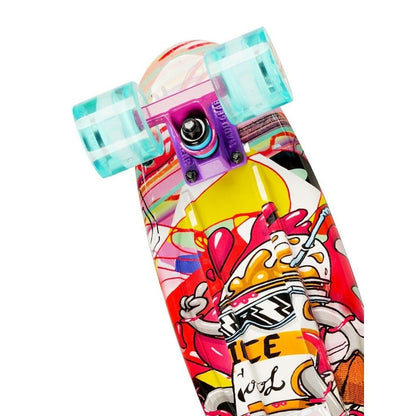 Madd Gear - Baller Retro Skateboard 22-inch with Led Wheels