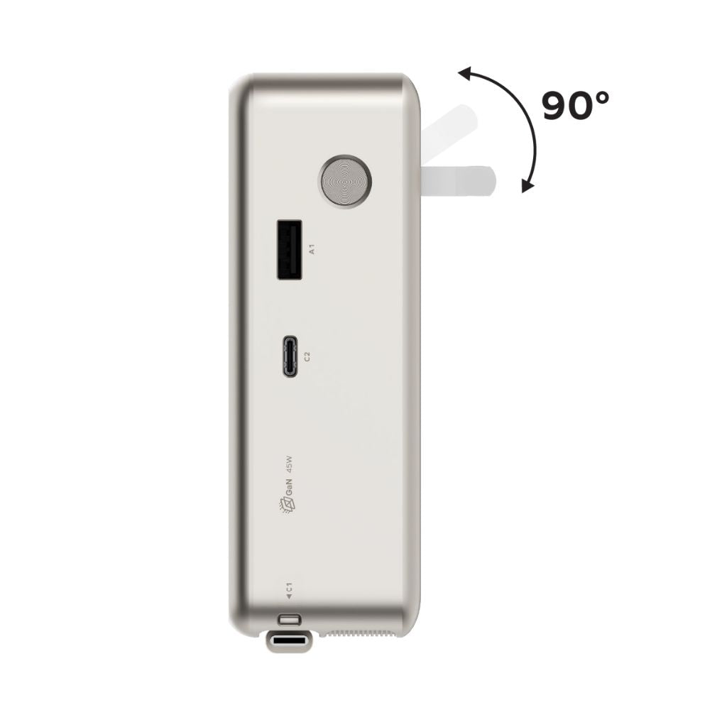 Momax 45W GaN Power Bank with 10,000 mAh Capacity and Dual AC/DC Charging
