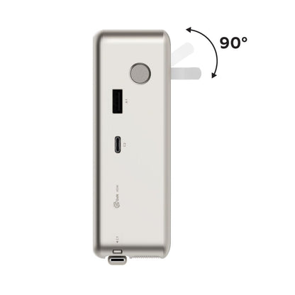 Momax 45W GaN Power Bank with 10,000 mAh Capacity and Dual AC/DC Charging