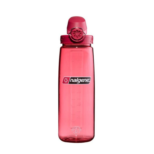 Nalgene Sustain 24oz On-The-Fly Tritan Bottle – Petal with Beet Red Cap