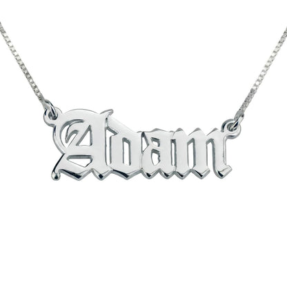 Vintage English Name Necklace